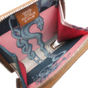 エルメス HERMES アザップ シルクイン ミニ コインケース ゴールド ヴォーエプソン コインケース シルバー金具 茶 ラウンドファスナー