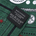 エルメス HERMES ショール カレ140 CARRE カレジェアン ヴェールロデン×グリシネ×ボルドー カシミヤ シルク ストール 【ZOUAVES ET DRAGONS BANDANA /ズアヴとドラゴン】
