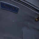 シャネル CHANEL マトラッセ スモール ショッピングバッグ ネイビー カーフレザー トートバッグ ゴールド金具 紺 チェーンショルダー ココマーク