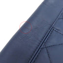 シャネル CHANEL マトラッセ スモール ショッピングバッグ ネイビー カーフレザー トートバッグ ゴールド金具 紺 チェーンショルダー ココマーク