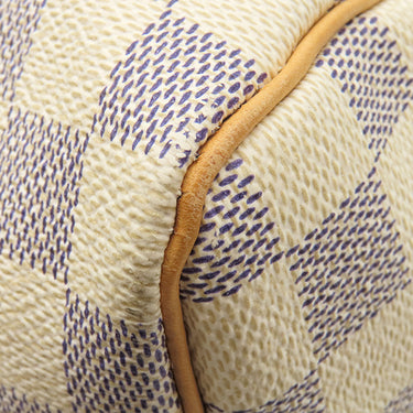 ルイヴィトン LOUIS VUITTON スピーディ30 N41533 ダミエアズール ダミエアズールキャンバス ハンドバッグ ゴールド金具 白 ボストン 鍵・パドロック欠品