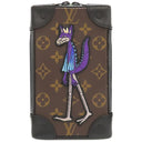 ルイヴィトン LOUIS VUITTON ソフトトランク フォーンボックス M80144 モノグラム×ブラック モノグラムキャンバス ボディバッグ マットブラック金具 LV フレンド 刺繡 ショルダー