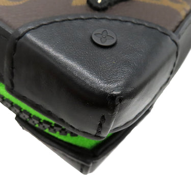 ルイヴィトン LOUIS VUITTON ソフトトランク フォーンボックス M80144 モノグラム×ブラック モノグラムキャンバス ボディバッグ マットブラック金具 LV フレンド 刺繡 ショルダー