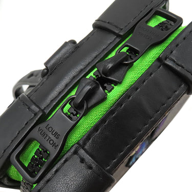 ルイヴィトン LOUIS VUITTON ソフトトランク フォーンボックス M80144 モノグラム×ブラック モノグラムキャンバス ボディバッグ マットブラック金具 LV フレンド 刺繡 ショルダー