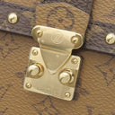 ルイヴィトン LOUIS VUITTON ポシェット トランク ヴェルティカル M67873 モノグラムリバース モノグラムキャンバス モノグラムリバースキャンバス ショルダーバッグ ゴールド金具 茶