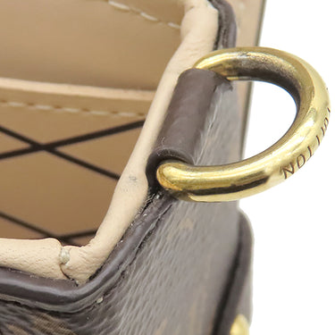 ルイヴィトン LOUIS VUITTON ポシェット トランク ヴェルティカル M67873 モノグラムリバース モノグラムキャンバス モノグラムリバースキャンバス ショルダーバッグ ゴールド金具 茶