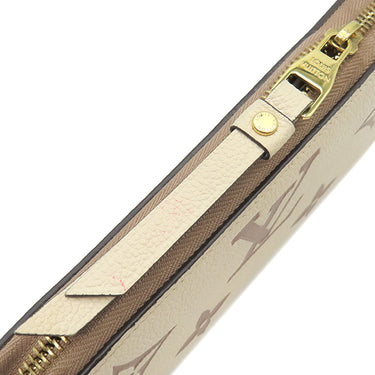 ルイヴィトン LOUIS VUITTON ジッピー ウォレット M80116 クレーム×ボワドローズ バイカラーモノグラムアンプラント 長財布 ゴールド金具 茶 ラウンドファスナー