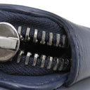 クリスチャン・ディオール Christian Dior マイクロ ポーチ 2ESCA326VLM_36BU ネイビー キャンバス レザー 2WAYバッグ シルバー金具 紺 クロスボディ