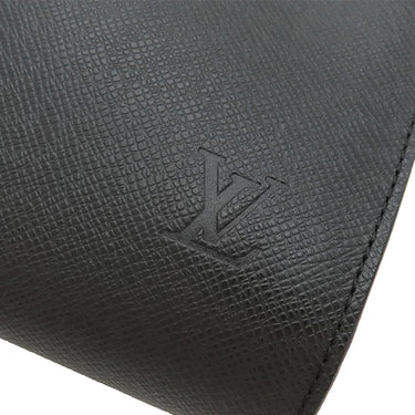 ルイヴィトン LOUIS VUITTON バイカル M30182 アルドワーズ タイガ セカンドバッグ マットシルバー金具 チャコールグレー クラッチバッグ レザー