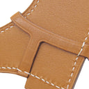 エルメス HERMES パドック ボット ブーツ ナチュラルサブレ×オレンジ ヴォースイフト バトラー バッグチャーム シルバー金具 茶 オレンジ