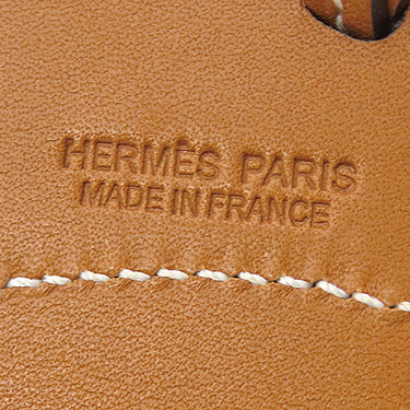 エルメス HERMES パドック ボット ブーツ ナチュラルサブレ×オレンジ ヴォースイフト バトラー バッグチャーム シルバー金具 茶 オレンジ