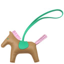 エルメス HERMES ロデオMM チャイ×モーヴシルベストル×ミント アニューミロ バッグチャーム 茶 ピンク 緑