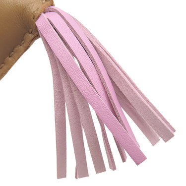 エルメス HERMES ロデオMM チャイ×モーヴシルベストル×ミント アニューミロ バッグチャーム 茶 ピンク 緑