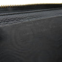 グッチ GUCCI プチマーモント ジップアラウンドウォレット 456117 ブラック レザー 長財布 ゴールド金具 黒 ラウンドファスナー ダブルG