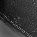 グッチ GUCCI プチマーモント ジップアラウンドウォレット 456117 ブラック レザー 長財布 ゴールド金具 黒 ラウンドファスナー ダブルG