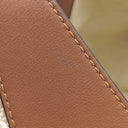 ロエベ LOEWE ハンモックバッグ スモール エクリュ×タン レザー ジャガードコットン 2WAYバッグ ゴールド金具 茶 白 ハンドバッグ ショルダー アナグラム ジャガード