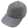 ボッテガヴェネタ BOTTEGA VENETA フランネルプリント ヌバックレザー 739329 チャコール レザー 14037 キャップ 帽子 ダークグレー