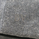 ボッテガヴェネタ BOTTEGA VENETA フランネルプリント ヌバックレザー 739329 チャコール レザー 14037 キャップ 帽子 ダークグレー