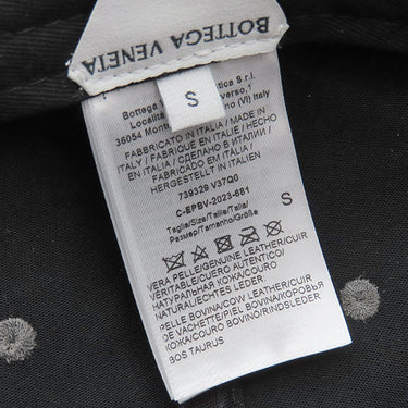 ボッテガヴェネタ BOTTEGA VENETA フランネルプリント ヌバックレザー 739329 チャコール レザー 14037 キャップ 帽子 ダークグレー