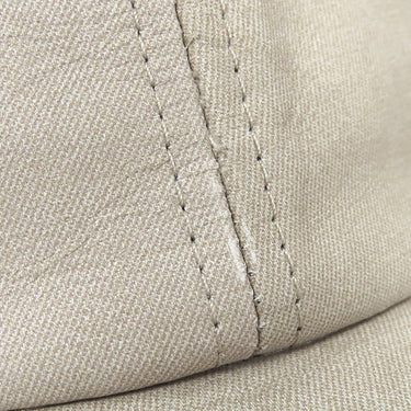 ボッテガヴェネタ BOTTEGA VENETA チノプリント ヌバックレザー 748111 ライトベージュ レザー 14037 キャップ 帽子 ライトグレー