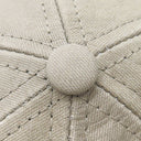 ボッテガヴェネタ BOTTEGA VENETA チノプリント ヌバックレザー 748111 ライトベージュ レザー 14037 キャップ 帽子 ライトグレー