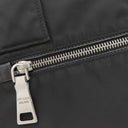 プラダ PRADA 迷彩柄 リバーシブル 三角ロゴ BR4521 カーキ×ブラック ナイロン 2WAYバッグ シルバー金具 黒 緑 カモフラ柄 トート