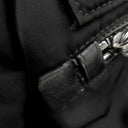 プラダ PRADA 迷彩柄 リバーシブル 三角ロゴ BR4521 カーキ×ブラック ナイロン 2WAYバッグ シルバー金具 黒 緑 カモフラ柄 トート