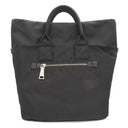 プラダ PRADA 迷彩柄 リバーシブル 三角ロゴ BR4521 カーキ×ブラック ナイロン 2WAYバッグ シルバー金具 黒 緑 カモフラ柄 トート