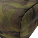 プラダ PRADA 迷彩柄 リバーシブル 三角ロゴ BR4521 カーキ×ブラック ナイロン 2WAYバッグ シルバー金具 黒 緑 カモフラ柄 トート