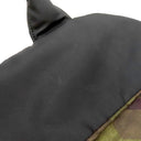 プラダ PRADA 迷彩柄 リバーシブル 三角ロゴ BR4521 カーキ×ブラック ナイロン 2WAYバッグ シルバー金具 黒 緑 カモフラ柄 トート
