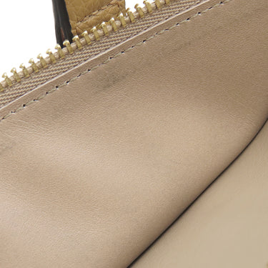 ロエベ LOEWE バーティカル ウォレット C660S40X01 トフィー×タン カーフ 二つ折り財布 ゴールド金具 長財布