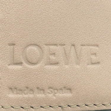 ロエベ LOEWE バーティカル ウォレット C660S40X01 トフィー×タン カーフ 二つ折り財布 ゴールド金具 長財布