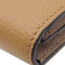 ロエベ LOEWE バーティカル ウォレット C660S40X01 トフィー×タン カーフ 二つ折り財布 ゴールド金具 長財布