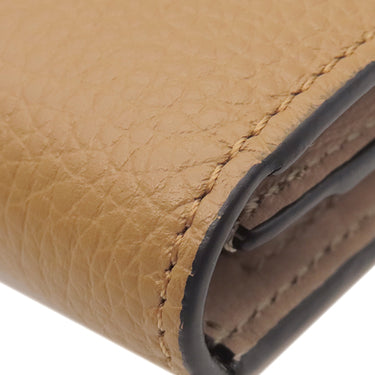 ロエベ LOEWE バーティカル ウォレット C660S40X01 トフィー×タン カーフ 二つ折り財布 ゴールド金具 長財布