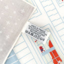 エルメス HERMES ハンカチ ハンカチーフ ブルー×マルチカラー コットン 小物 【Faubourg Party/フォーブル パーティー】