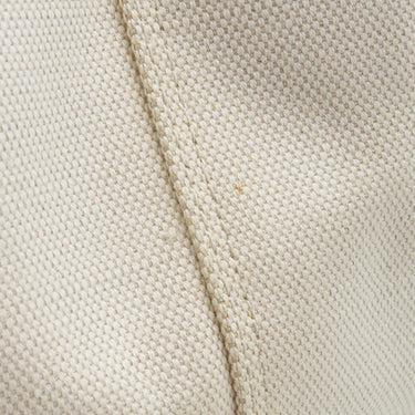 バレンシアガ BALENCIAGA ネイビー カバ スモール 339933 アイボリーXブラック キャンバス レザー トートバッグ シルバー金具 白 黒