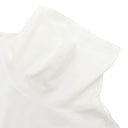 エルメス HERMES タートルネック カットソー ホワイト×ブラウン コットン 14038 トップス 白 茶 長袖 ハイネック