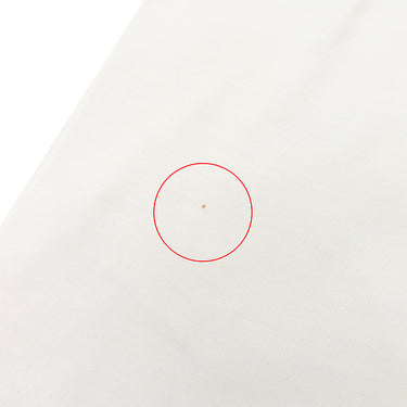 エルメス HERMES タートルネック カットソー ホワイト×ブラウン コットン 14038 トップス 白 茶 長袖 ハイネック