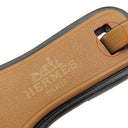 エルメス HERMES オランナノ ゴールド×ナチュラルサブレ ヴォーエプソン ヴォーバトラー ヴァッシュハンター バッグチャーム 新品 未使用 茶 サンダル型