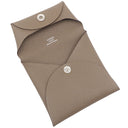 エルメス HERMES バスティア エトゥープ ヴォーエプソン コインケース シルバー金具 新品 未使用 グレージュ