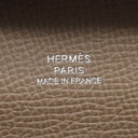 エルメス HERMES バスティア エトゥープ ヴォーエプソン コインケース シルバー金具 新品 未使用 グレージュ