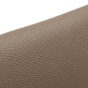 エルメス HERMES カルヴィ エトゥープ ヴォーエプソン カードケース シルバー金具 新品 未使用 グレージュ