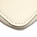 エルメス HERMES アザップ シルクイン ミニ コンパクト ナタ ヴォーエプソン コインケース シルバー金具 オフホワイト ラウンドファスナー