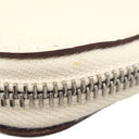 エルメス HERMES アザップ シルクイン ミニ コンパクト ナタ ヴォーエプソン コインケース シルバー金具 オフホワイト ラウンドファスナー