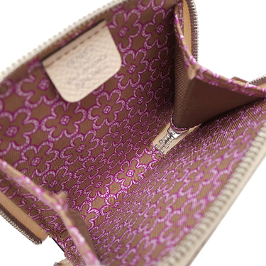 エルメス HERMES アザップ シルクイン ミニ コンパクト ナタ ヴォーエプソン コインケース シルバー金具 オフホワイト ラウンドファスナー