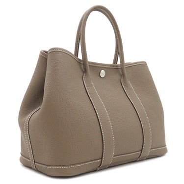 エルメス HERMES ガーデンパーティーTPM エトゥープ ネゴンダ トートバッグ シルバー金具 グレージュ