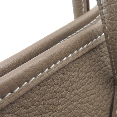 エルメス HERMES ガーデンパーティーTPM エトゥープ ネゴンダ トートバッグ シルバー金具 グレージュ