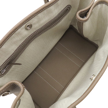 エルメス HERMES ガーデンパーティーTPM エトゥープ ネゴンダ トートバッグ シルバー金具 グレージュ