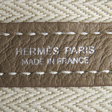 エルメス HERMES ガーデンパーティーTPM エトゥープ ネゴンダ トートバッグ シルバー金具 グレージュ