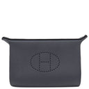 エルメス HERMES ヴィドポッシュ キャバン トゴ ショルダーバッグ シルバー金具 濃紺 クロスボディ